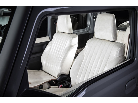 ジムニーシエラJB74　シートカバー  アンティークデザインS装着イメージ