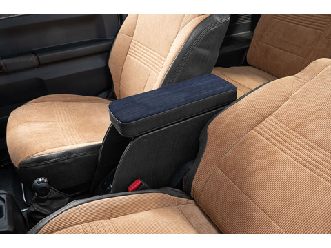 【ジムニーJB64/JB74/ノマド専用】センターコンソール Ver.1 アンティークデニム インディゴブルー×ヴィンテージブラック 装着イメージ