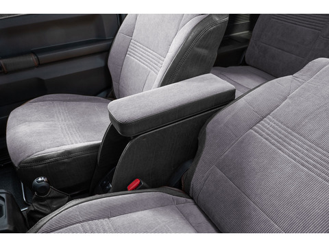 【ジムニーJB64/JB74/ノマド専用】センターコンソール Ver.1 アンティークコーデュロイ コーデュロイグレー×ヴィンテージブラック 装着イメージ