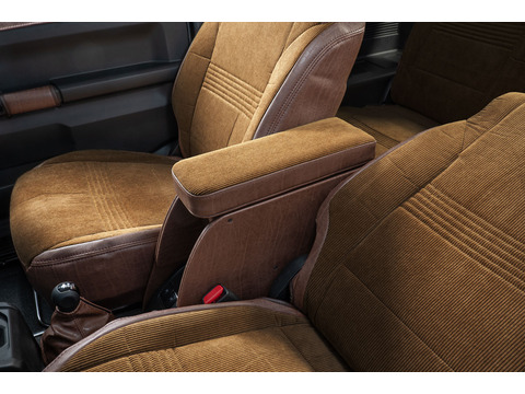 【ジムニーJB64/JB74/ノマド専用】センターコンソール Ver.1 アンティークコーデュロイ コーデュロイブラウン×ヴィンテージブラウン 装着イメージ