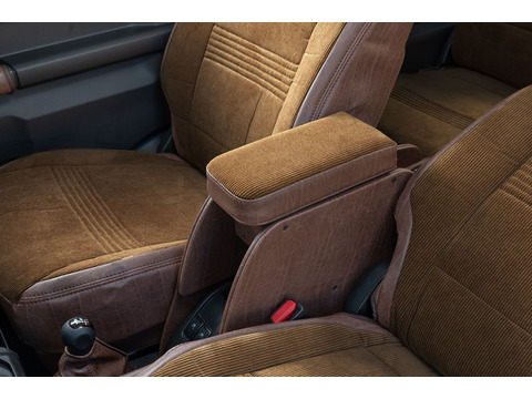 ジムニーJB64/JB74/ノマド専用】センターコンソール Ver.2 アンティークコーデュロイ＜ドリンクホルダー付き＞ コーデュロイブラウン×ヴィンテージブラウン