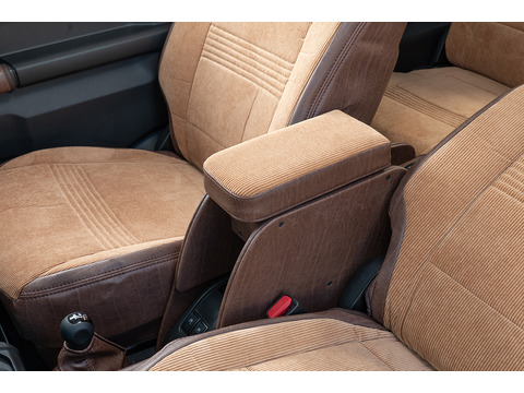 【ジムニーJB64/JB74/ノマド専用】センターコンソール Ver.2 アンティークコーデュロイ＜ドリンクホルダー付き＞