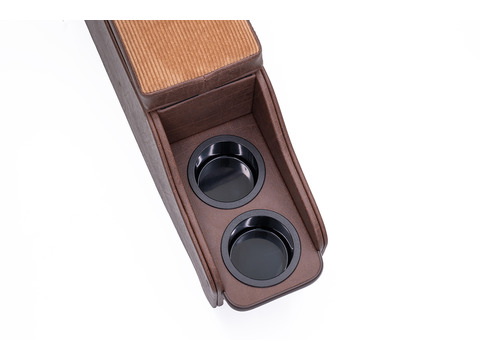 【ジムニーJB64/JB74/ノマド専用】センターコンソール Ver.2 アンティークコーデュロイ＜ドリンクホルダー付き＞