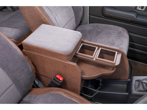 ランドクルーザー"70" 再再販モデル専用センターコンソール アンティークコーデュロイ　ブラウン×グレー