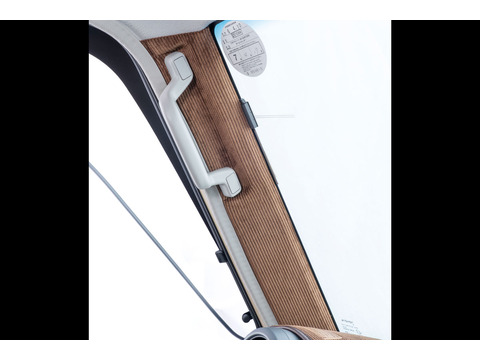 Aピラーパネル　張り替え済み交換タイプ コーデュロイブラウン 助手席側