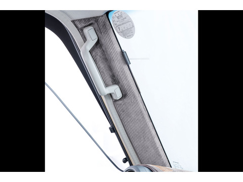 Aピラーパネル　張り替え済み交換タイプ コーデュロイグレー 助手席側