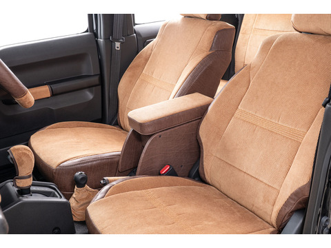 【ジムニーノマド専用】センターコンソール Ver.3アンティークコーデュロイ 装着イメージ