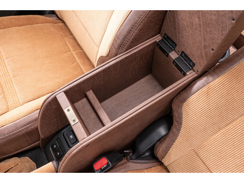 【ジムニーノマド専用】センターコンソール Ver.3 アンティークコーデュロイ＜ドリンクホルダー付き＞ コーデュロイキャメル×ヴィンテージブラウン