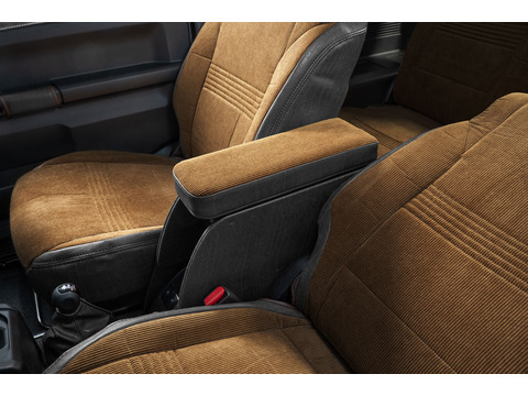 【ジムニーJB64/JB74/ノマド専用】センターコンソール Ver.1 アンティークコーデュロイ コーデュロイブラウン×ヴィンテージブラウン 装着イメージ