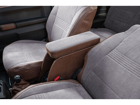 【ジムニーJB64/JB74/ノマド専用】センターコンソール Ver.1 アンティークコーデュロイ コーデュロイグレー×ヴィンテージブラウン 装着イメージ