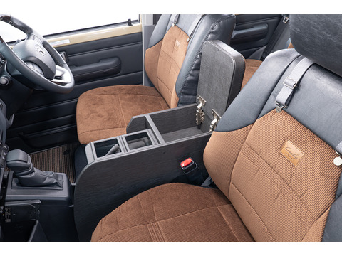 ランドクルーザー"70" 再再販モデル専用センターコンソール ver.2 ＜ドリンクホルダー付き＞アンティークコーデュロイ