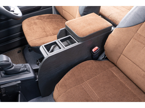 ランドクルーザー"70" 再再販モデル専用センターコンソール ver.2 ＜ドリンクホルダー付き＞アンティークコーデュロイ