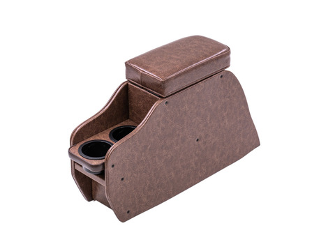 【ジムニーJB64/JB74/ノマド専用】センターコンソール Ver.2 クラシックグロッシー＜ドリンクホルダー付き＞　ブラウン単体イメージ