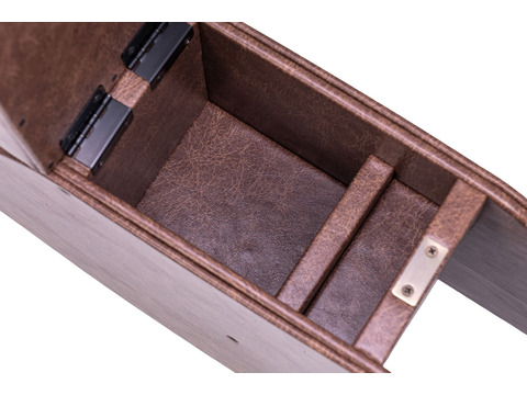 【ジムニーJB64/JB74/ノマド専用】センターコンソール Ver.2 クラシックグロッシー＜ドリンクホルダー付き＞　ブラウン単体イメージ