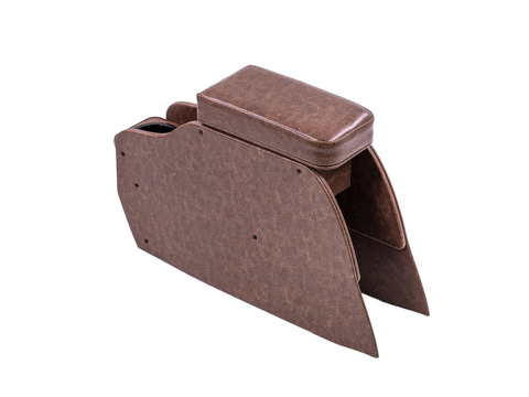 【ジムニーJB64/JB74/ノマド専用】センターコンソール Ver.2 クラシックグロッシー＜ドリンクホルダー付き＞　ブラウン単体イメージ