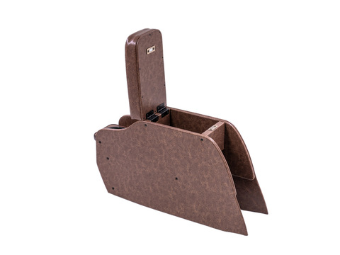 【ジムニーJB64/JB74/ノマド専用】センターコンソール Ver.2 クラシックグロッシー＜ドリンクホルダー付き＞　ブラウン単体イメージ