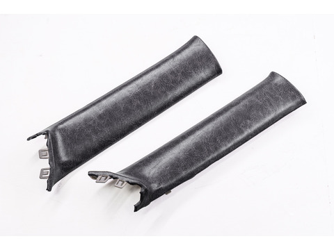 Aピラーパネル　張り替え済み交換タイプ　左右セット　 クラシックグロッシー　ブラック