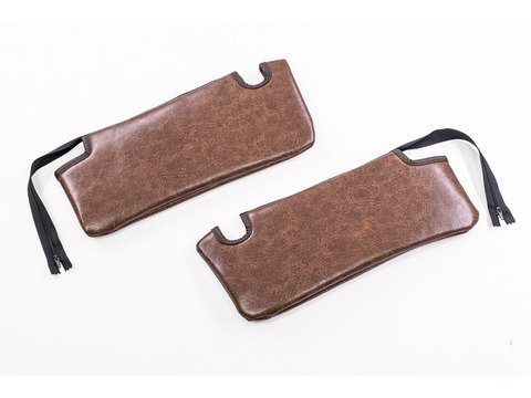 【ジムニーJB64/JB74専用】サンバイザーカバー クラシック　ブラウン