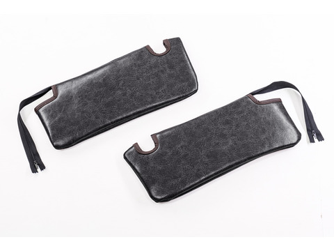 【ジムニーJB64/JB74専用】サンバイザーカバー クラシック　ブラック