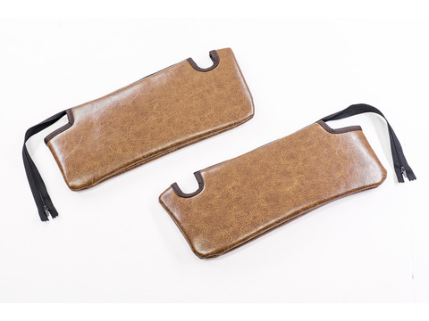 【ジムニーJB64/JB74専用】サンバイザーカバー クラシック　ラテ