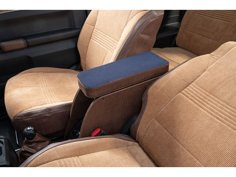 【ジムニーJB64/JB74/ノマド専用】センターコンソール Ver.1 アンティークデニム インディゴブルー×ヴィンテージブラウン 装着イメージ