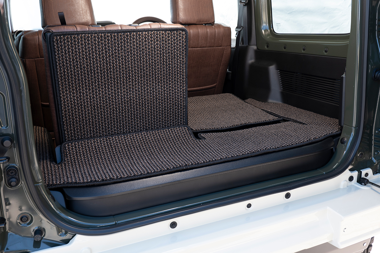 ジムニーJB64/JB74専用】ラゲッジマット 3分割式 NEWアンティーク 