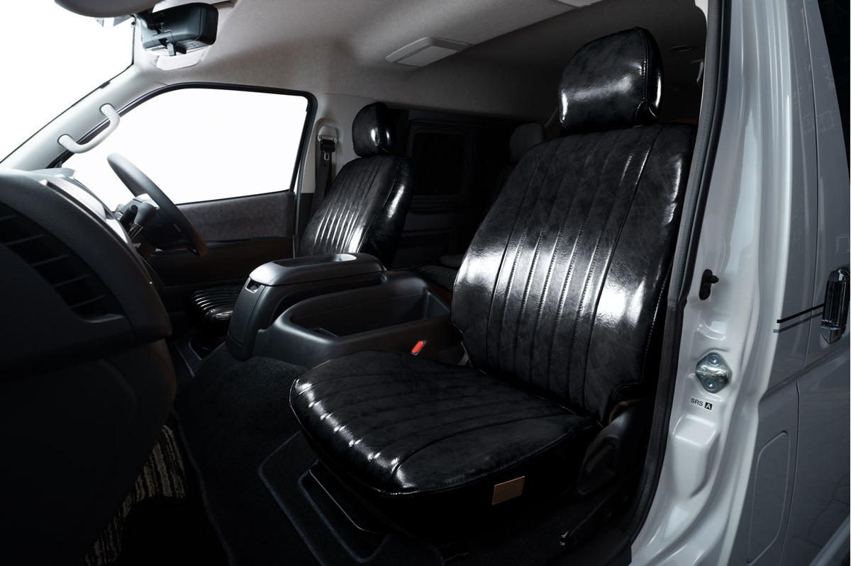 シートカバー  アンティークデザインSブラック