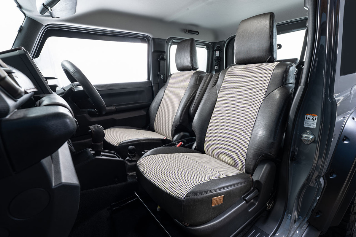 ダイハツ タント カスタム ファンクロス　プレミアムシートカバー[08220-K2662] : Seatflex シートカバー 全席 フィット ダイハツ タント