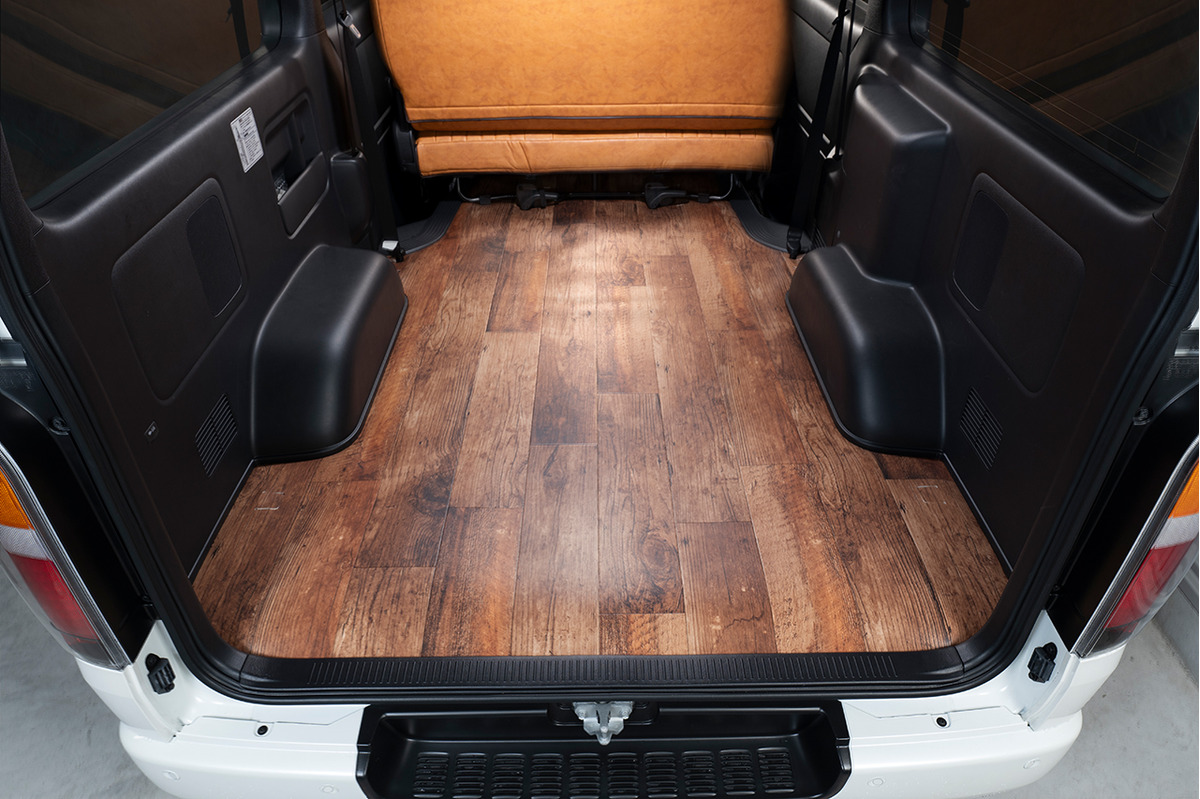 取付工具付】ハイエース フラットコンソールテーブル アームレスト  