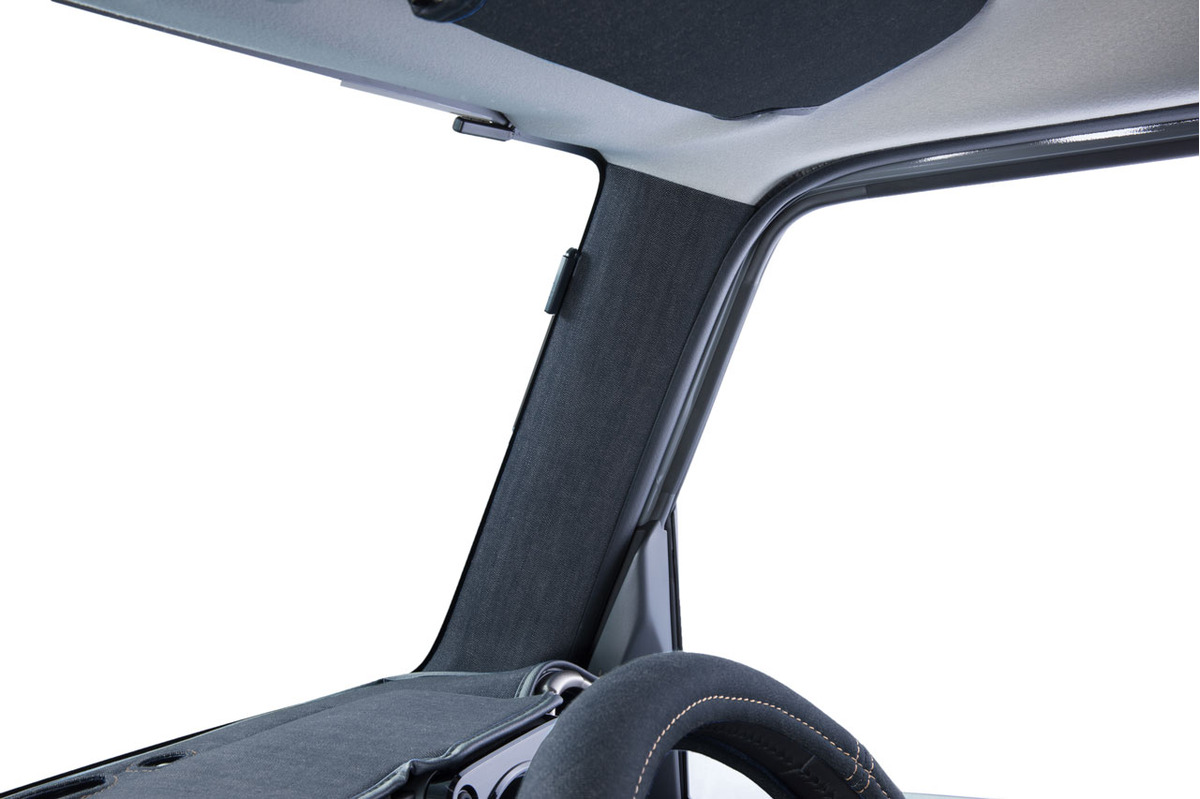 【ジムニーJB64/JB74専用】 Aピラーパネル　張り替え済み交換タイプ　左右セット　 アンティーク　デニムデザイン インディゴ