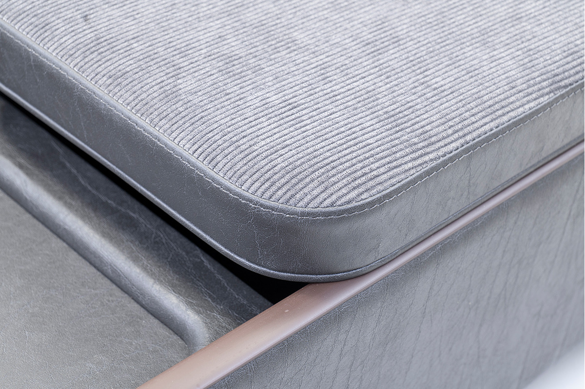 200系ハイエース ワゴンGL グランドキャビン用　センターコンソール アンティークコーデュロイ ヴィンテージブラックxグレー