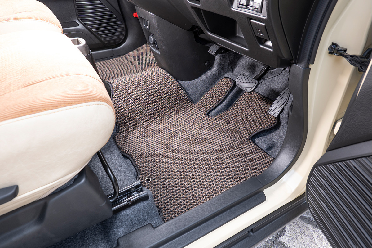【ハスラーMR52/MR92専用】 フロアマット  NEWアンティーク 1台分運転席