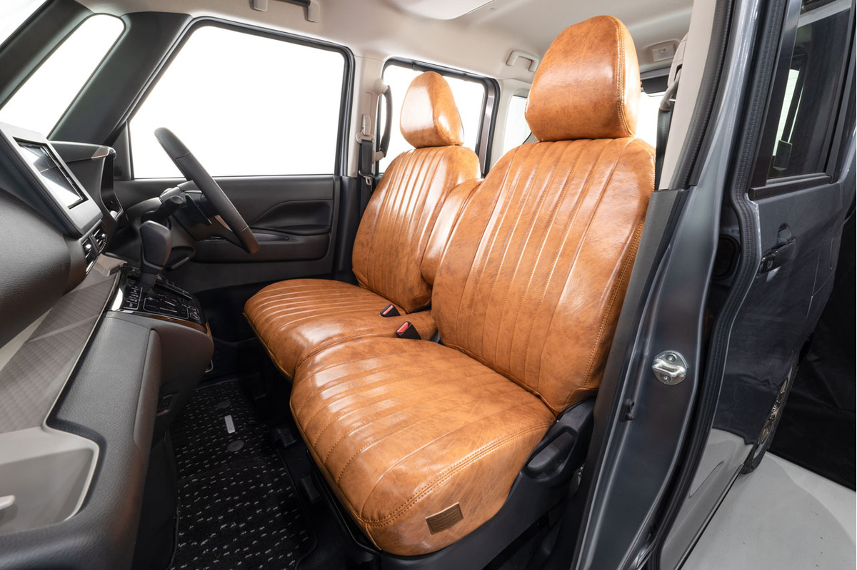 デリカミニ シートカバー  アンティークデザインS