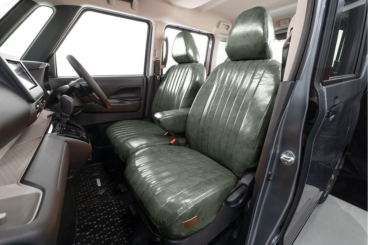 デリカミニ シートカバー  アンティークデザインS