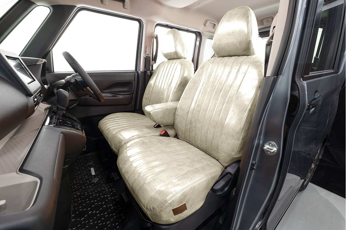 デリカミニ シートカバー  アンティークデザインS