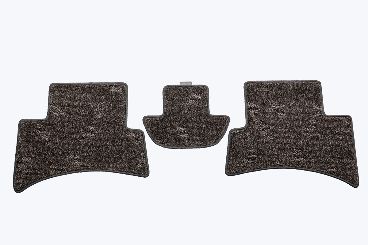 【ランドクルーザー"FJ"専用】フロアマット プレミアムセット 1台分 ヴィンテージブラウン　後部座席