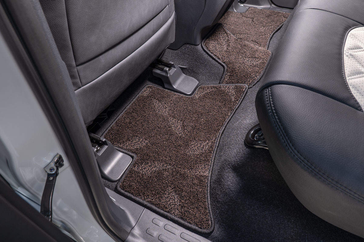 【ランドクルーザー"FJ"専用】フロアマット プレミアムセット 1台分 ヴィンテージブラウン