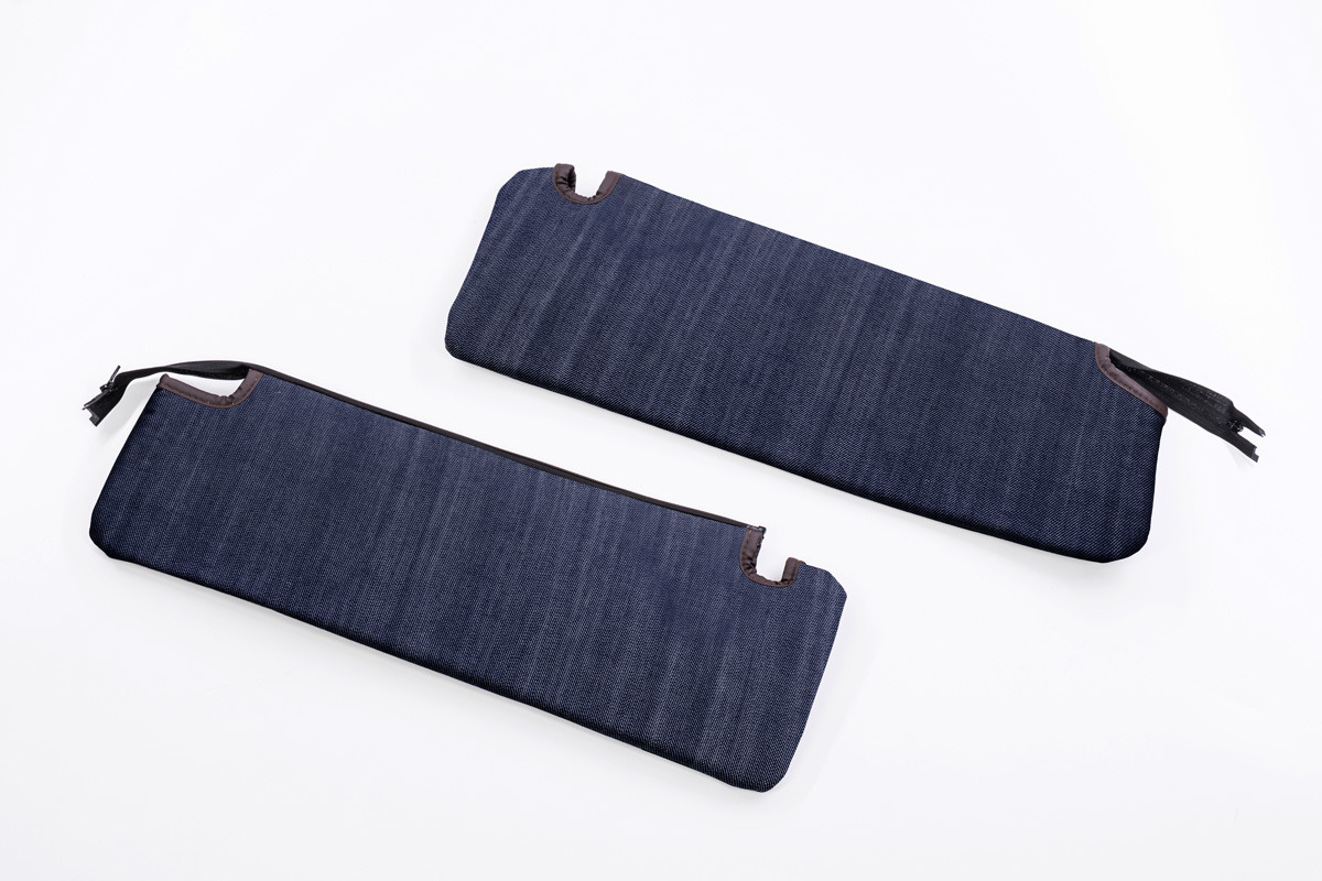 【200ハイエース専用】 サンバイザーカバー デニムデザイン