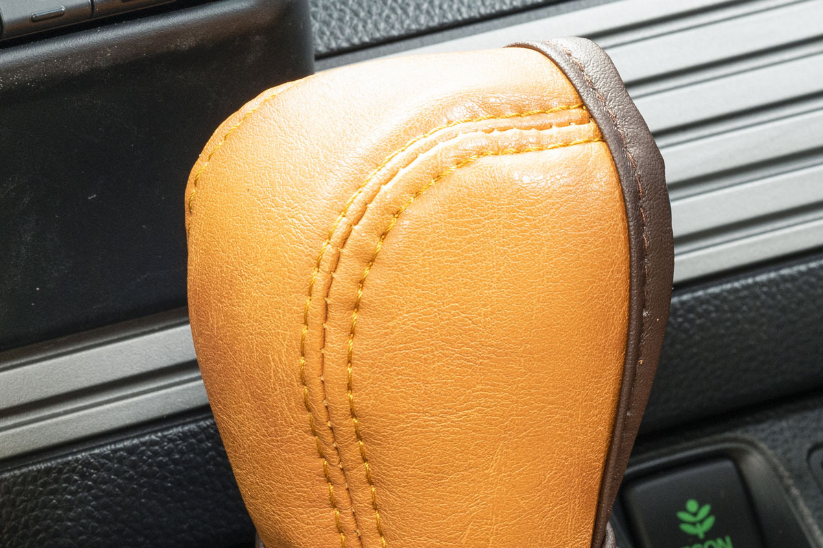 N-VAN シフトノブカバー&グリップカバーセット　 クラシックキャメル