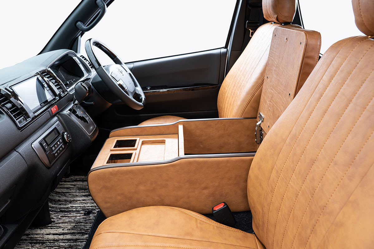 200系ハイエースS-GL用センターコンソール クラシック | 車のシート  