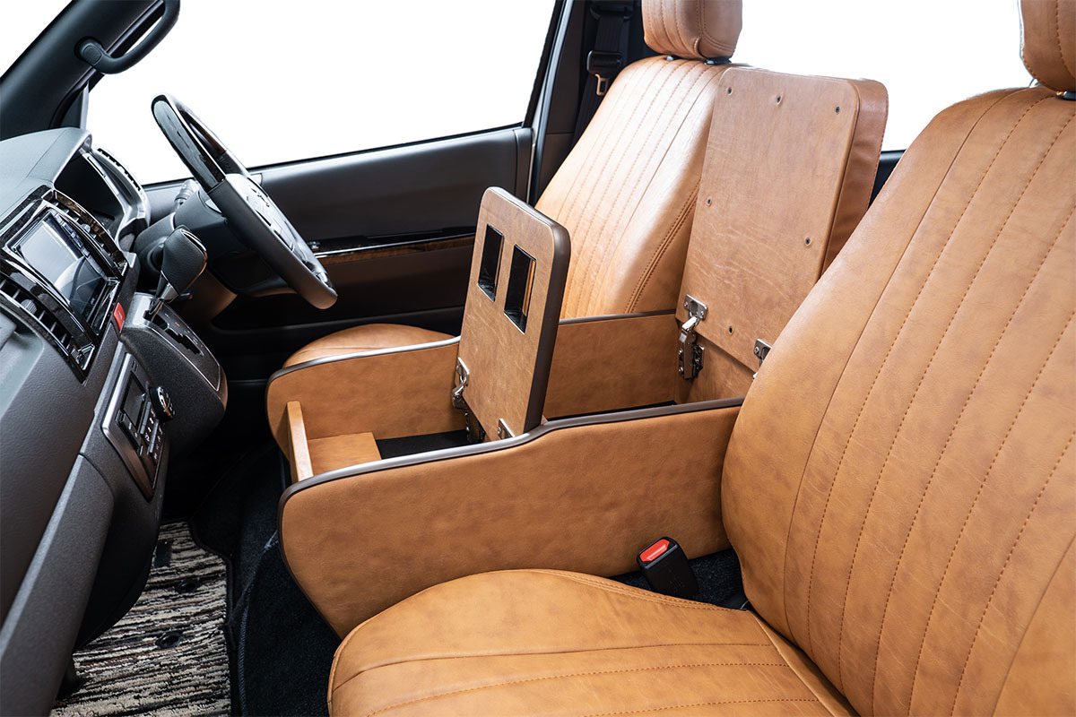 200系ハイエースS-GL用センターコンソール クラシック | 車のシート  