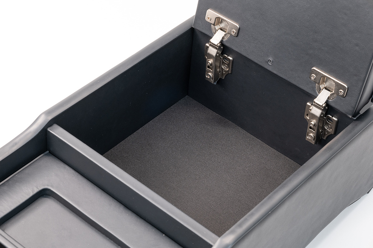 200系ハイエースS-GL用センターコンソール　プライム　ヒロイ収納部分