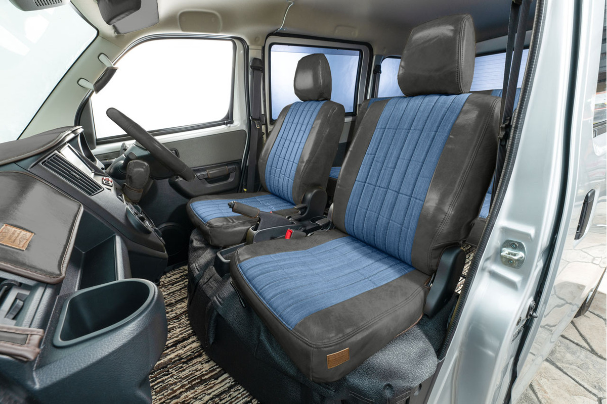 ライトエース　シートカバー  アンティークデニム　グレー