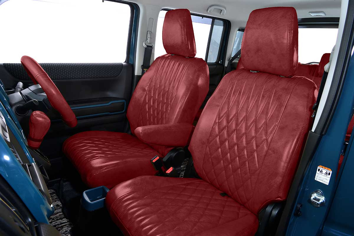 S700アトレー　シートカバー  アンティークデザインD ボルドー
