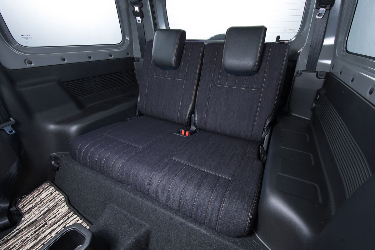 ジムニーJB64シートカバー M.I.C DENIM インディゴ | 車のシート