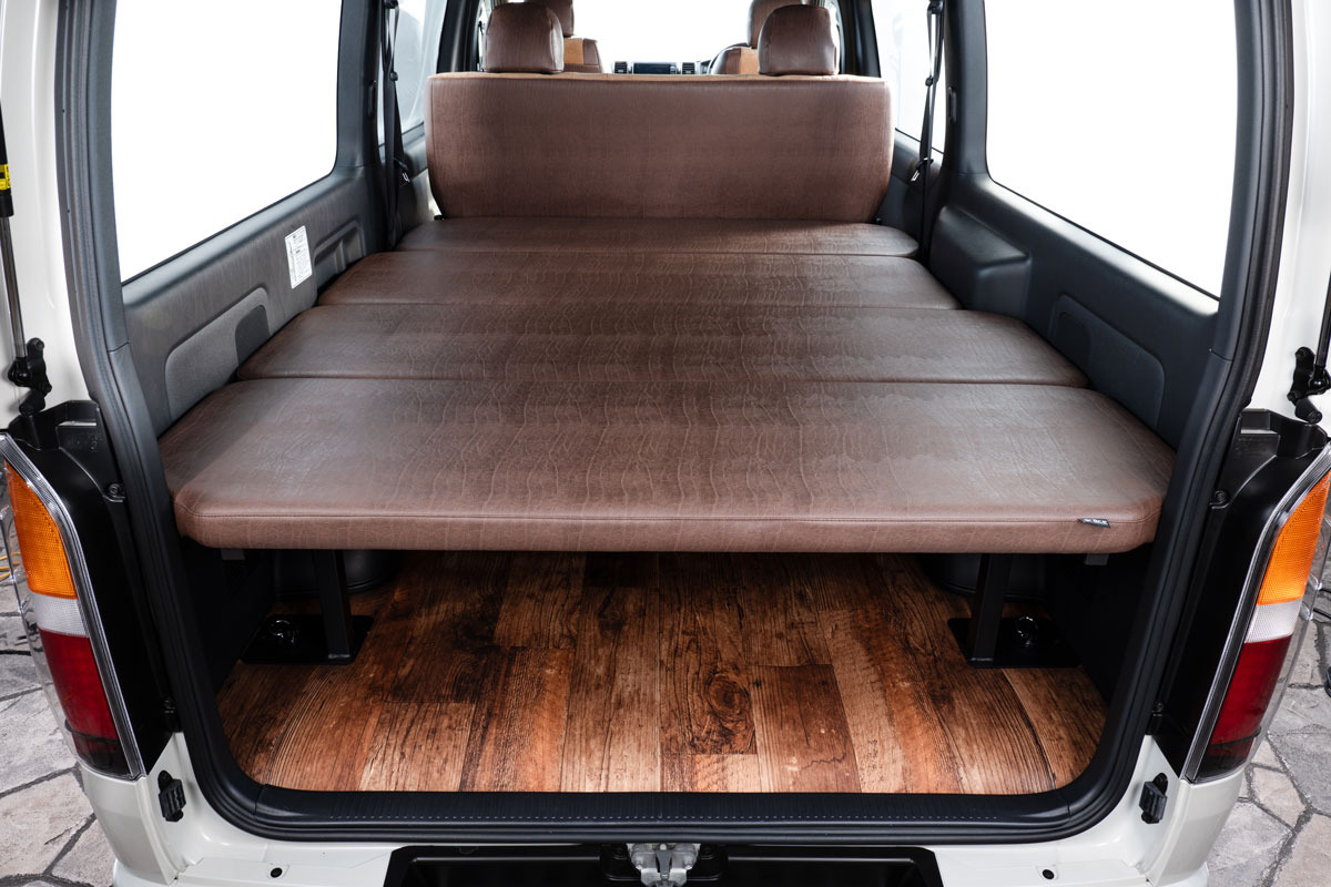 200系 ハイエース S-GL ヴィンテージ ブラウン レザー シートカバー 200系 ハイエース S-GL ワイドボディ用 フロントデッキカバー