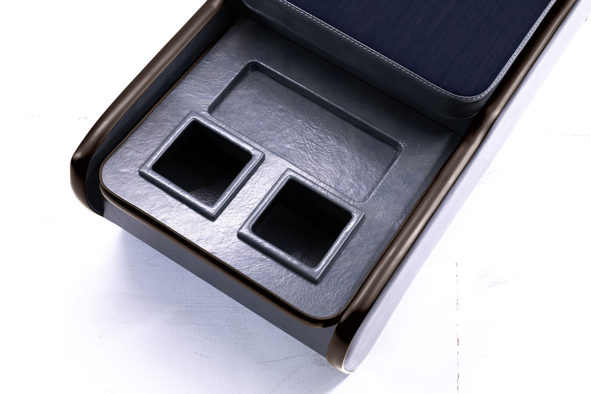 200系ハイエース標準 S-GLナロー用センターコンソール 単体 アンティークデニムインディゴ