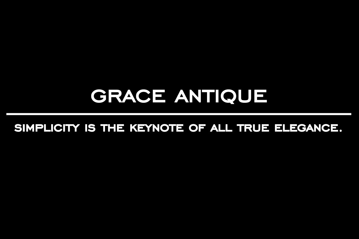 グレイスアンティークステッカー
