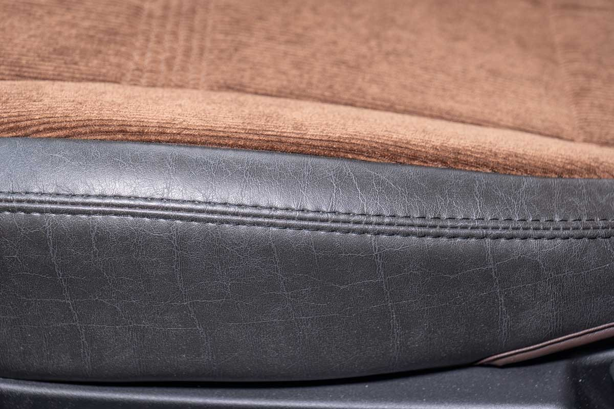 シートカバー  アンティークコーデュロイ　コーデュロイブラウンxヴィンテージブラック