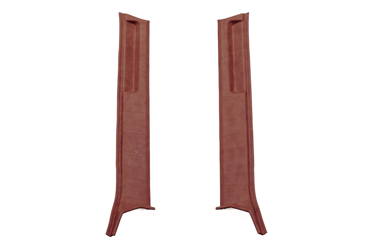 【ランクル70 再再販モデル専用】 Aピラーパネル　張り替え済み交換タイプ　左右セット クラシックブラウン